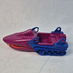 1984 MOTU Shark Tank Toy Vehicle - Purple and Blue - Incomplete